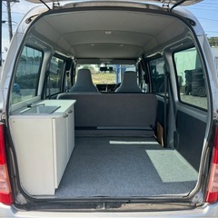 【支払総額17.8万円】h22年式サンバーバン5速MT車検令和9年1月即日納車ok8万キロ機関良好！シンク付きサブバッテリーありの画像