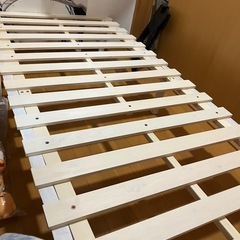 【ほぼ新品】高さ変えられる すのこベッド  シングルの画像