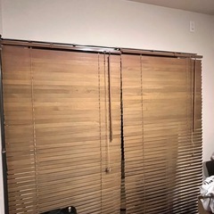 木製ブラインド　2個の画像