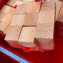 檜ブロック　檜の入浴材　積み木おもちゃ　檜の香り芳香引　24袋の画像