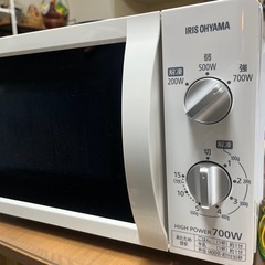 アイリスオーヤマ　電子レンジの画像