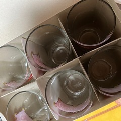 コカコーラガラスコップの画像