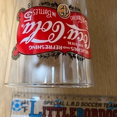 コカコーラガラスコップの画像
