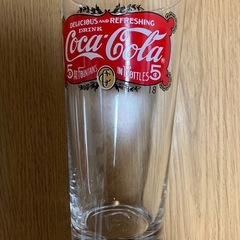 コカコーラガラスコップの画像