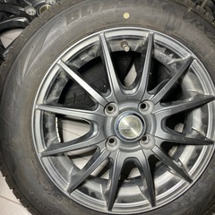 155/65/14ブリジストンVRX2バリ溝冬タイヤ四本価格。軽自動車に合いますの画像