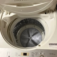 SHARP5.5kg洗濯機
の画像