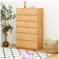 ニトリ　ハイチェスト　
タンスの画像