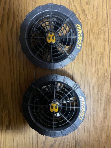 バートル　空調ファンセット　2024年モデル　22V　バッテリー2個　動作品②