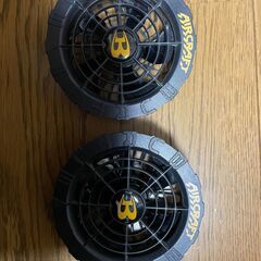 バートル　空調ファンセット　2024年モデル　22V　バッテリー2個　動作品②の画像