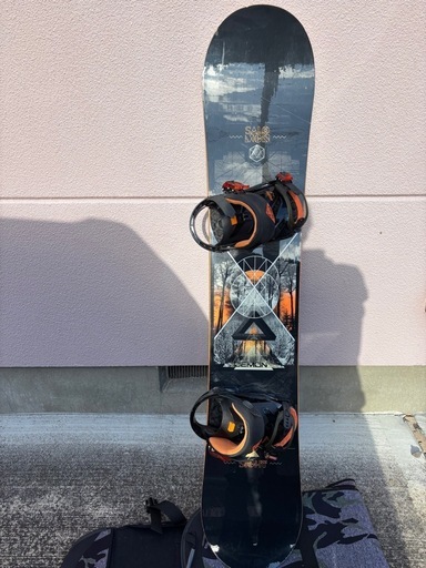 スノーボード  ボード+バイン+ボードケース 3点 セット