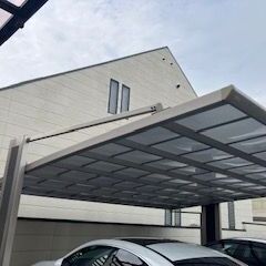 ｱﾙﾐ製　カーポート(片流れ屋根)　中古品　の画像