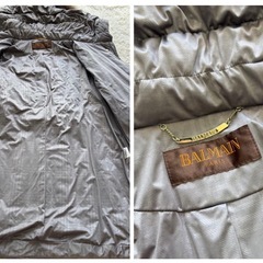 大人気BALMANバルマン ロングダウンL グレーブルーフォック スの画像