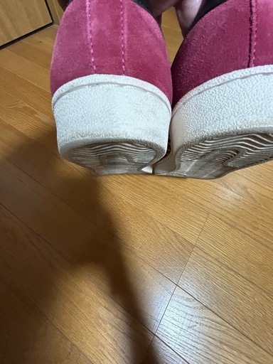 極美品adidas SUPERSTAR バーガンディ スエード 26.5cm