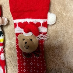 クリスマスプレゼント用の靴下3足セットの画像