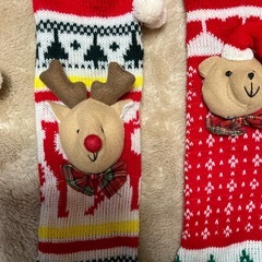 クリスマスプレゼント用の靴下3足セットの画像