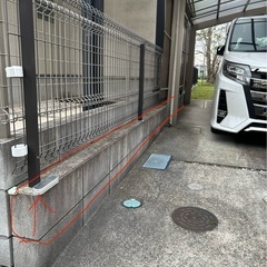 カーポート(多分アルミ材)の画像