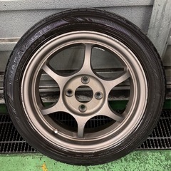 希少 15インチ 5.5j 4本 ブラックレーシング pro n1の画像