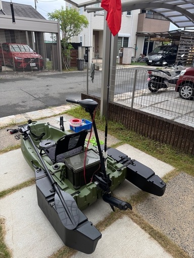 【値下げ】エレキモーター+リン酸鉄リチウムイオンバッテリー