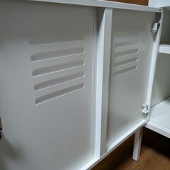 IKEA イケア　PSキャビネット 廃盤品　鍵付き　テレビ台　幅約118cmの画像