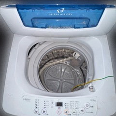 Haier 洗濯機 4.2kg 2015年製の画像