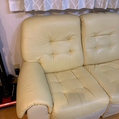 3分割 3人掛けソファ　引き取り限定の画像