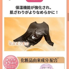 【お話し中】新品未使用品　しまむら　 FIBER HEAT モイスト インナー（長袖V首）の画像