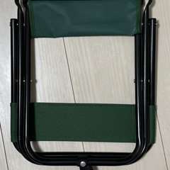 折りたたみ椅子　グリーンの画像