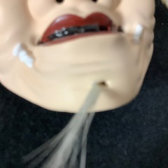 能面　翁　増女　民芸品　土産品　ミニサイズ　狂言　ミニチュア　お面　縁起物の画像