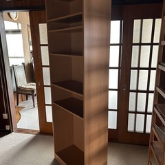 シンプル　木　収納180×60の画像