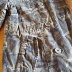 For it 迷彩もこもこコート Mサイズの画像