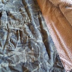 For it 迷彩もこもこコート Mサイズの画像