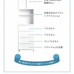 隙間収納　ランドリーラックの画像