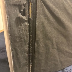 足付き2人掛けソファーの画像