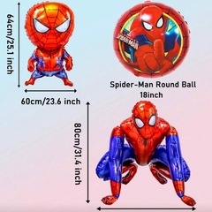 スパイダーマン🕷🕸誕生日バルーン🎈の画像