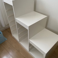 【直接受け渡しOK】IKEA トロファスト（階段タイプ）ケース・蓋付きの画像