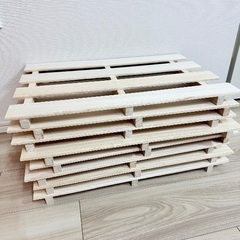 桐すのこ 8枚セット 33cm×50cm×2.7cmの画像