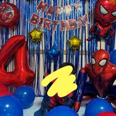 スパイダーマン🕷🕸誕生日バルーン🎈の画像