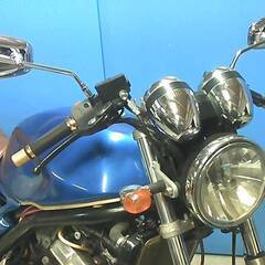 KAWASAKI バリオス-2 青 エンジン始動確認 自賠責保険で乗れます 半額配送キャンペーン 限定 現状渡し諸経費￥0- 横浜 P-Yardの画像