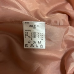 キッズ　女の子　ブルゾン　120cm   　11月9日までの投稿とします。の画像