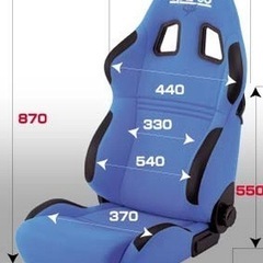 sparco スパルコ star セミバケットシートの画像
