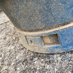 青色 練炭火鉢　昭和レトロ　古民具の画像