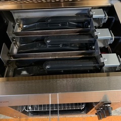 【数回使用のみ】リンナイ 赤外線上火グリラー rgp-43sv 2025年製の画像