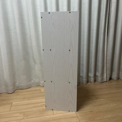 ニトリ　カラーボックス　コーナー3段　ホワイトの画像