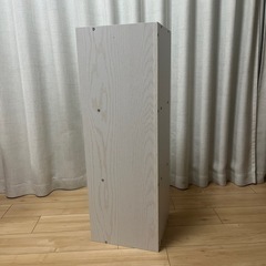 ニトリ　カラーボックス　コーナー3段　ホワイトの画像