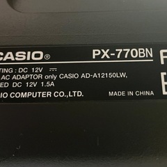 2021年製  CASIO Privia PX-770BN 電子ピアノ　プリビアの画像