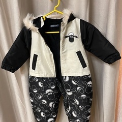 【ひつじのショーン】【ジャンプスーツ】【95㌢】【裏起毛で暖かい】の画像