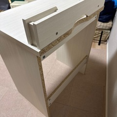 ニトリ　ホワイトデスクの画像