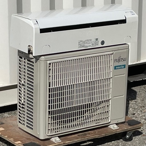 取付け可 ! !◇富士通 エアコン 6畳用 2021年 ノクリア 音声お知らせ100V AS-B221L 高圧洗浄済み！保証付き ! 