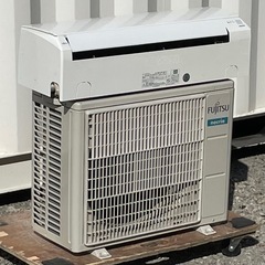 取付け可 ! !◇富士通 エアコン 6畳用 2021年 ノクリア 音声お知らせ100V AS-B221L 高圧洗浄済み！保証付き ! !の画像