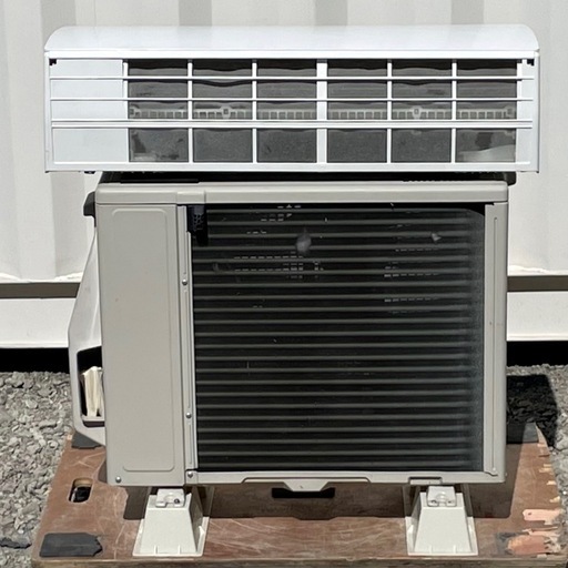 取付け可 ! !◇富士通 エアコン 6畳用 2021年 ノクリア 音声お知らせ100V AS-B221L 高圧洗浄済み！保証付き ! 